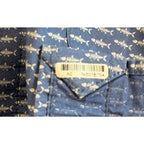 Vineyard Vines Slim Fit Murray Shirt Mens M Blue Fishbone Print Cotton Button