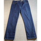 Vintage Levi’s 505 Jeans Mens 38x30 Made USA Dark Wash Regular Fit 100% Cotton