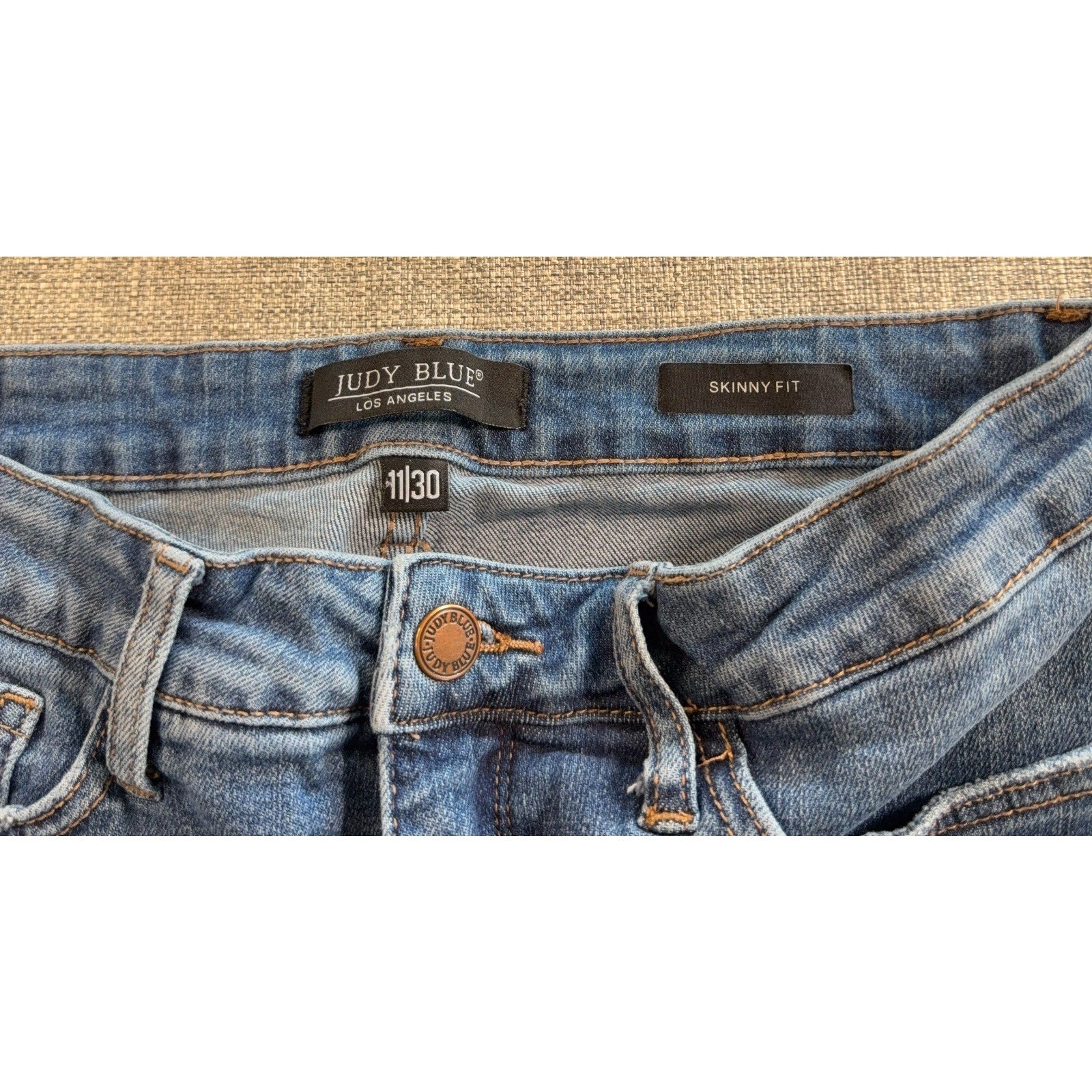 Judy Blue Skinny Jeans Womens 11/30 Medium Wash Stretch Denim