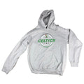 Boston Celtics Hoodie Mens M Gray NBA Gildan Pullover Basketball Sweatshirt