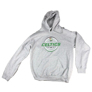 Boston Celtics Hoodie Mens M Gray NBA Gildan Pullover Basketball Sweatshirt