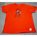 Oklahoma State Cowboys Pistol Pete Retro Brand T Shirt XXL Orange Made USA OSU