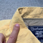 Vintage Burberrys Jacket Mens L Yellow Gray Harrington Bomber Made England