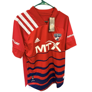 FC Dallas 2020 2021 Adidas MLS Soccer Jersey Men Medium New With Tags MTX Red
