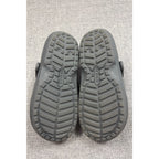 Crocs Classic Lined Clogs Gray M6 W8 Unisex Fleece Shoes w/ 5 Charms