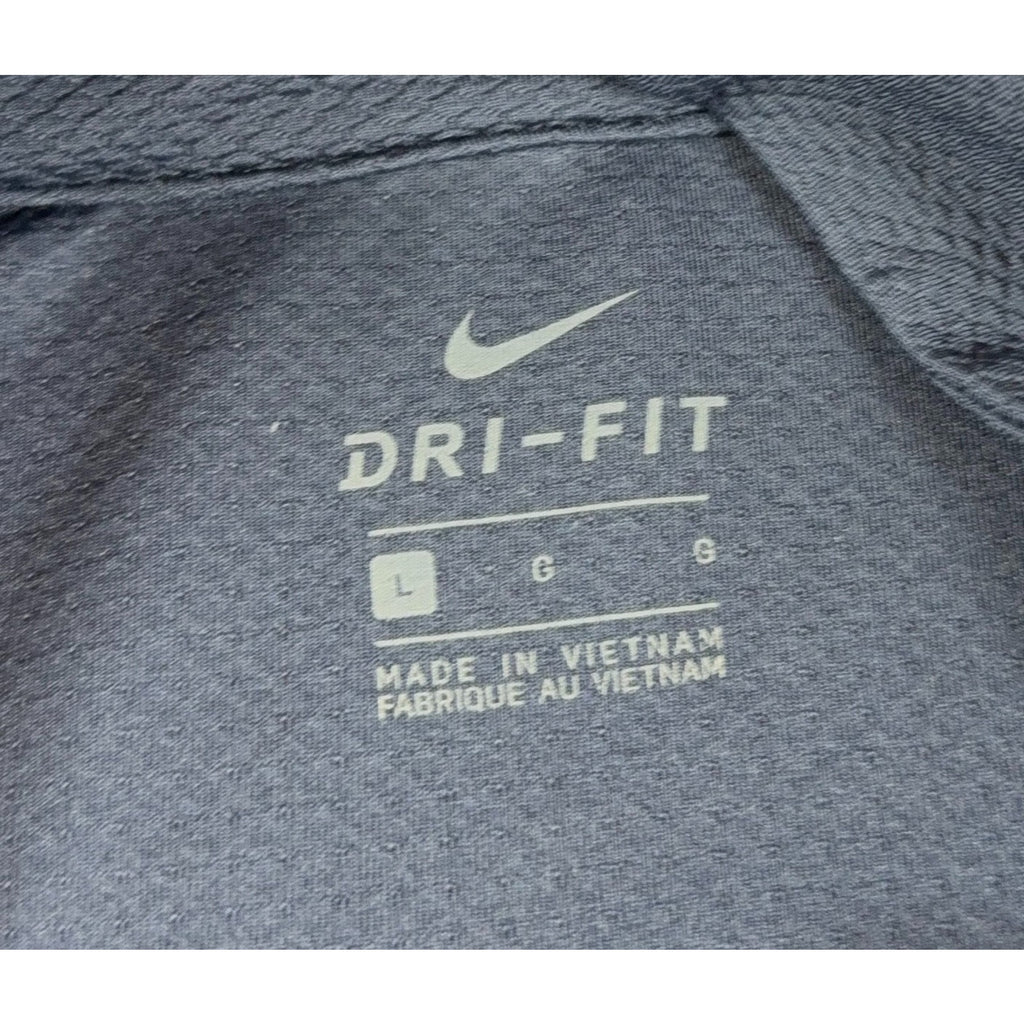 Nike Dri-FIT 2019 US Open Pebble Beach Golf 1/4 Zip Pullover Mens L Navy