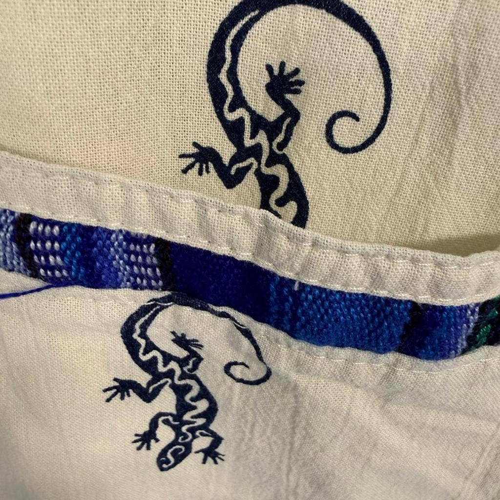 Handmade Guatemalan Gecko Camp Shirt