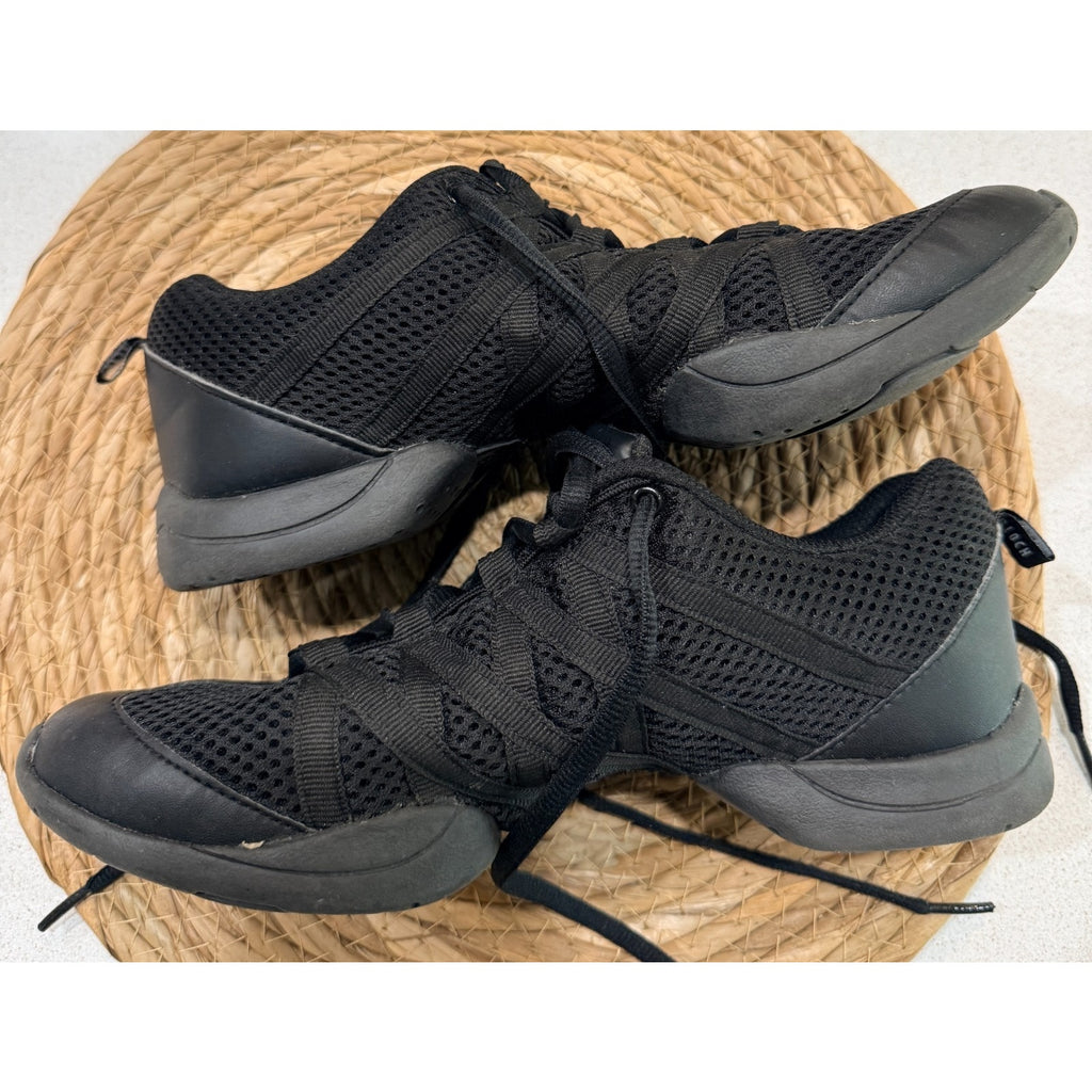 Bloch S0524L Black Split Sole Dance Sneakers Womens 7.5 Jazz Hip Hop