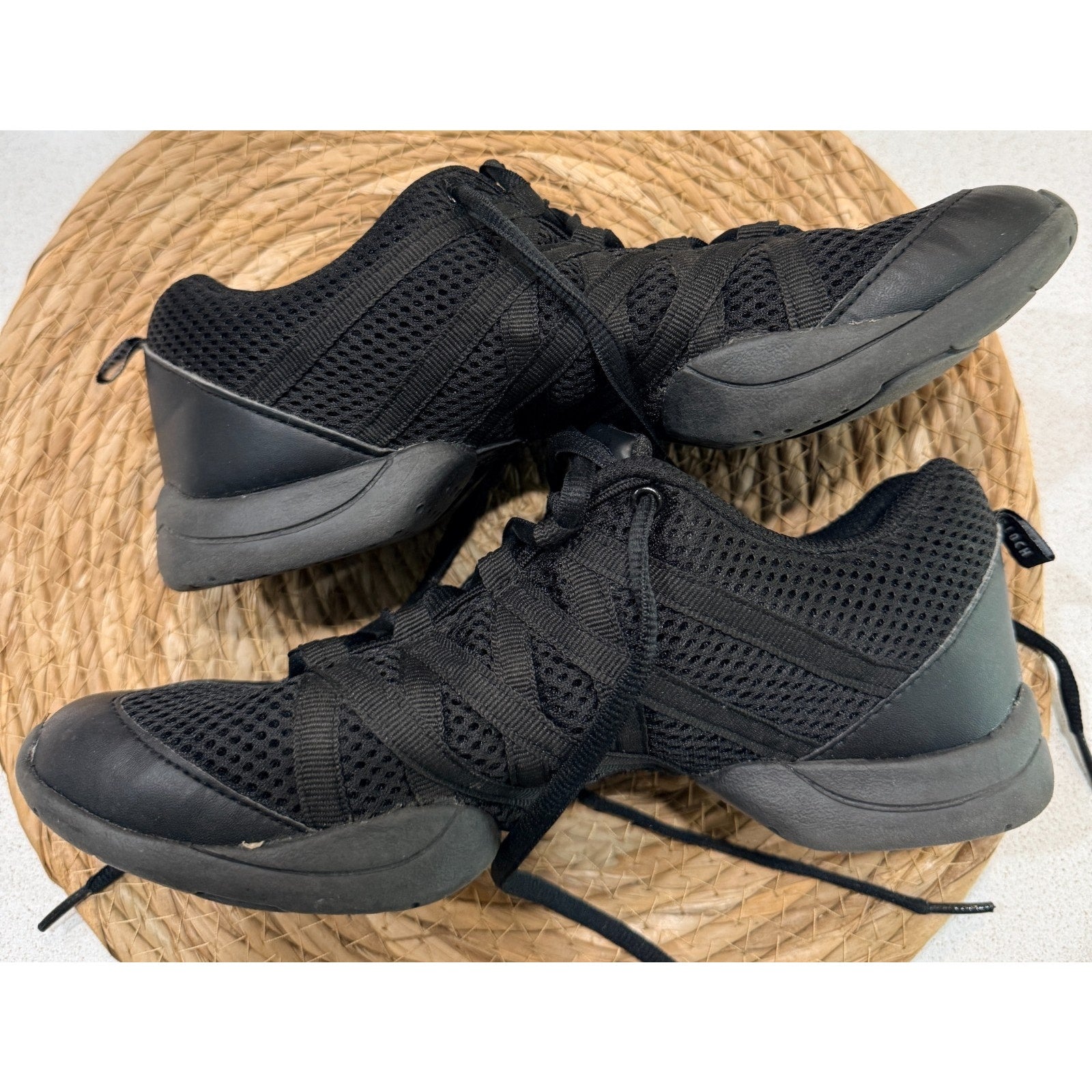 Bloch S0524L Black Split Sole Dance Sneakers Womens 7.5 Jazz Hip Hop