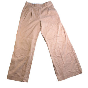 Ann Taylor Pants Womens 8 Blush Pink Pleated Wide Leg High Rise Trousers