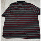 Ohio State Buckeyes Cutter & Buck DryTec Polo Men's XXL Black Striped NCAA