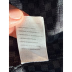 Island Passport Men’s XL Black Geometric Camp Shirt Rayon Blend Button Up Casual