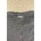HUGO Hugo Boss Mens Black Graphic T Shirt Skull Circuit Tech Tee Red Label S