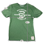 Harry Potter Slytherin Quidditch Team Captain Shirt M Universal Studios Green
