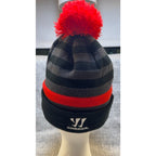 Liverpool FC Warrior Pom Beanie Hat 2012-15 LFC Soccer Black Red Gray OS