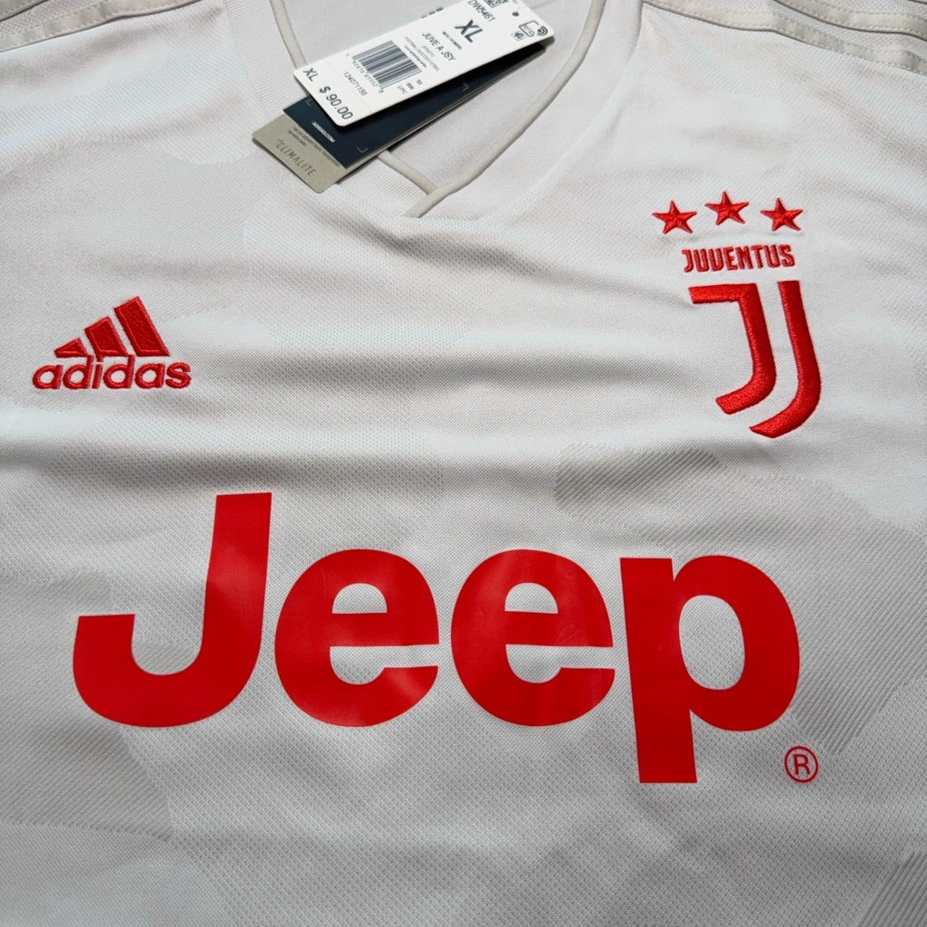 Adidas Juventus 2019/20 Away Jersey Men's XL White Red NWT DW5461