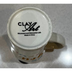 Clay Art Be You Tiful Ceramic Travel Mug With Lid Inspirational Coffee Cup