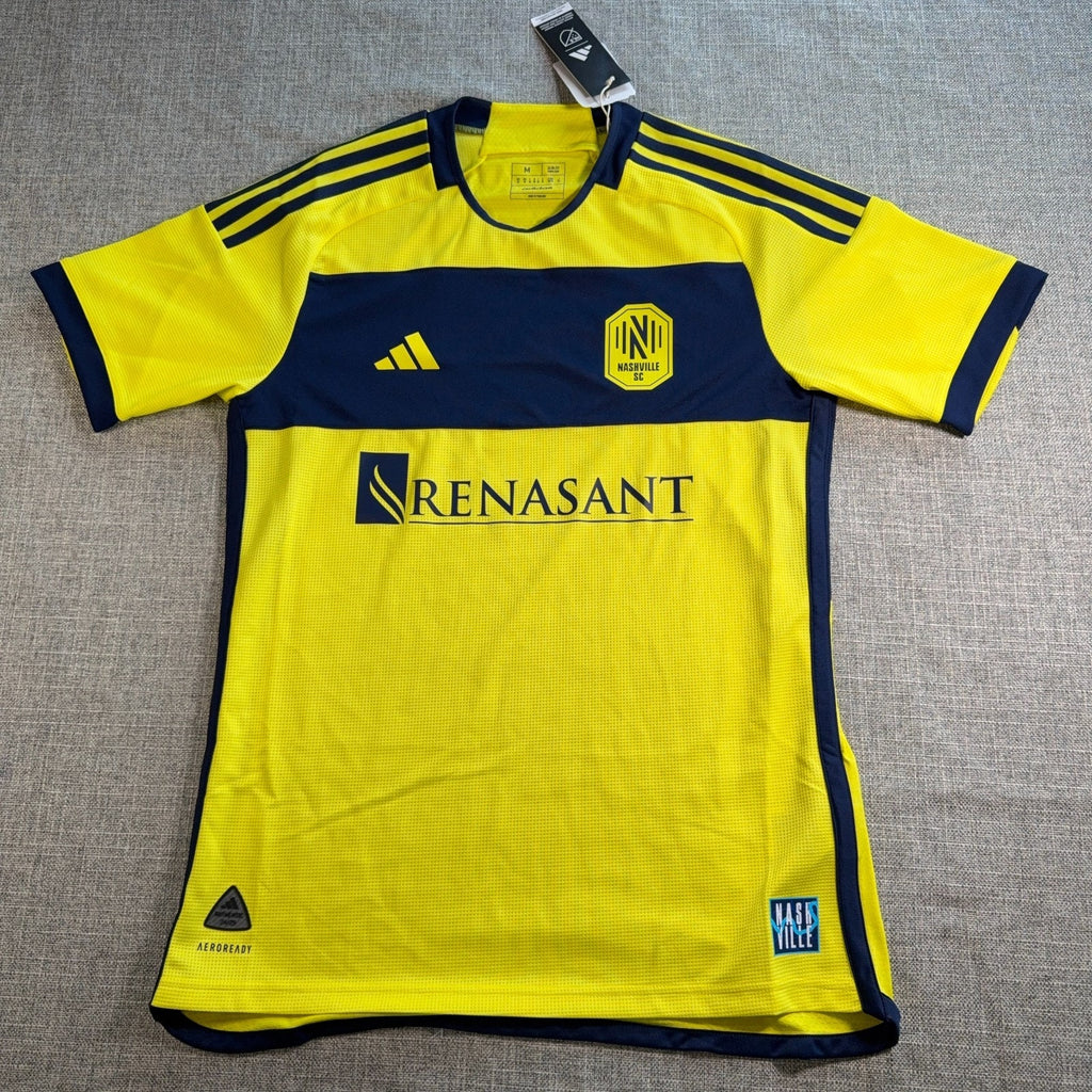 Adidas Nashville SC Authentic Jersey Mens Medium NWT 24/25 Home MLS HZ6210