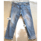 Levi’s 505 Jeans Mens 42x30 Blue Relaxed Straight Denim WaterLess Big Tall