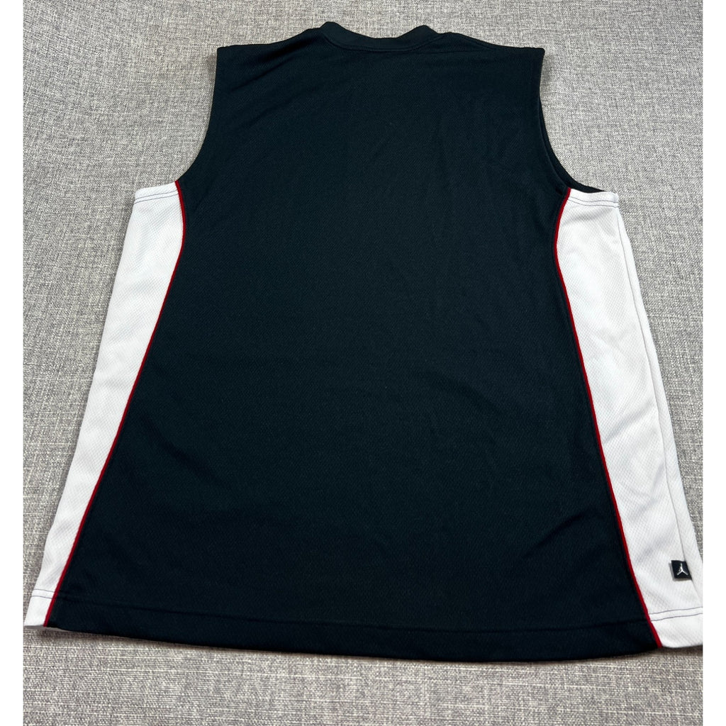 Y2K Jordan Basketball Jersey Mens XL Black White Red Jumpman 233981-011