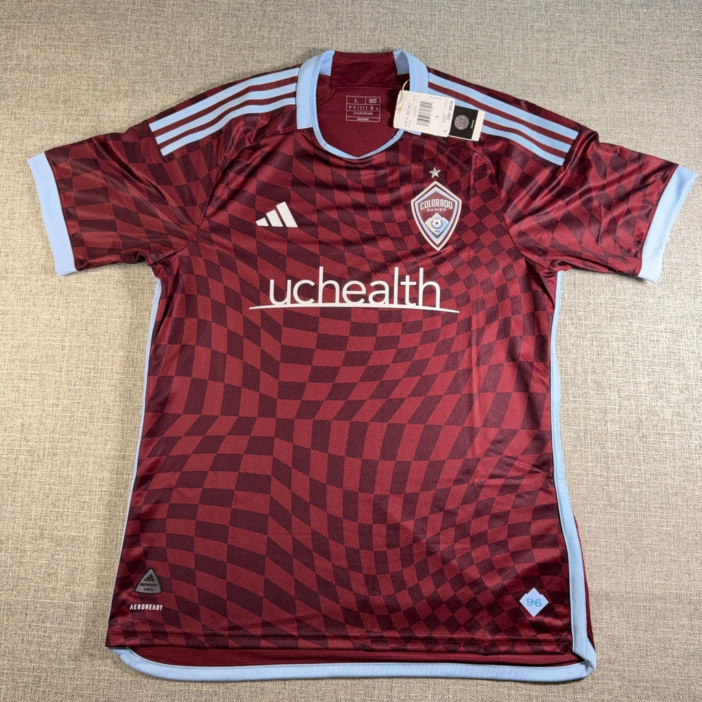 Colorado Rapids Adidas Authentic Jersey Mens L 2024 One Flag Kit NWT MLS HZ6228