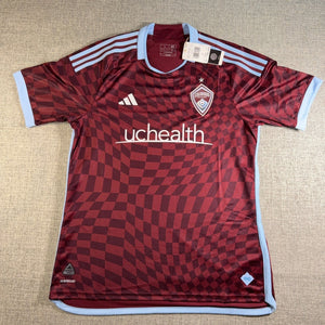 Colorado Rapids Adidas Authentic Jersey Mens L 2024 One Flag Kit NWT MLS HZ6228