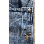 FUBU Jeans Mens 32x32 Baggy Wide Leg Y2K Hip Hop Streetwear Denim Updated item