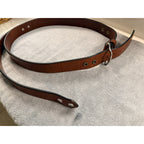 Turtleback Leather Gun Belt Heavy Duty CCW EDC Brown Leather Size ~46 USA Made