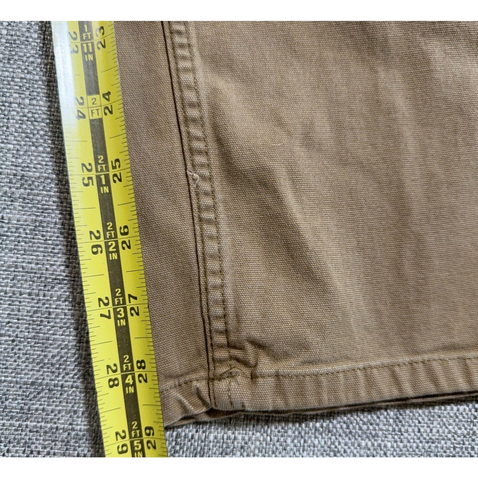 Carhartt Womens Carpenter Pants 10 Regular Brown Original Fit Canvas Workwear