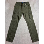 H&M Divided Cargo Jogger Pants Mens 30 Olive Green Ripstop Utility