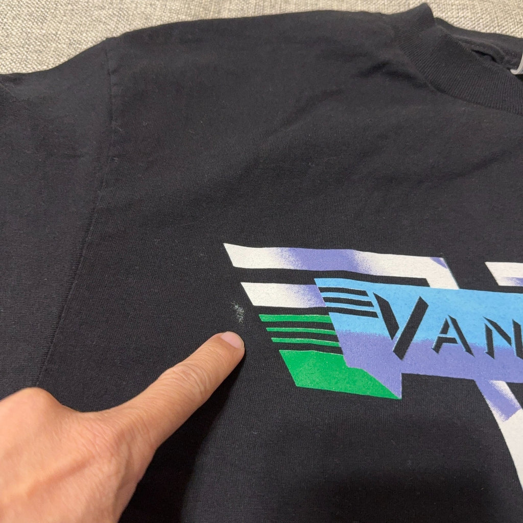 Van Halen 2007-08 Tour T Shirt Mens L Black Double Sided Concert Tee