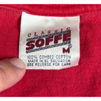 Texas Tech Red Raiders Soffe 2000s T Shirt Mens M Red NCAA Distressed Y2K