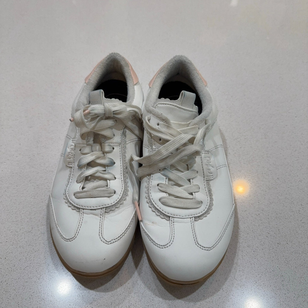 Ryka Womens Walking Shoes Size 6.5 White Pink Comfort Sneakers Arch Support