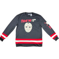 Friday the 13th Jason Voorhees Hockey Jersey Shirt Mens L Black Red Horror