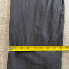 Black Lagenlook Wide Leg Overall Jumpsuit Boho Minimalist