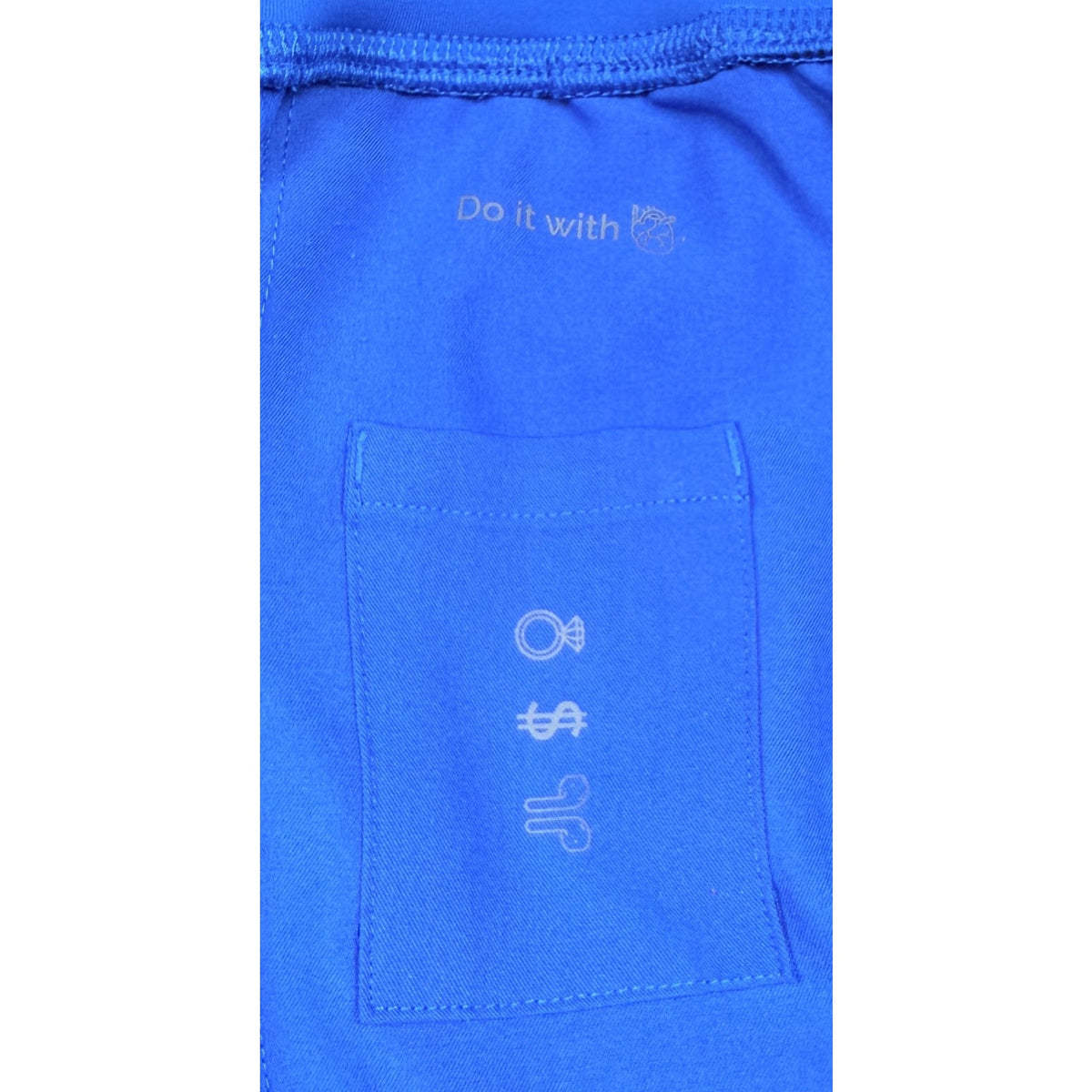 FIGS Kade Cargo Scrub Pants Women XL Petite Royal Blue Straight Leg 1000219