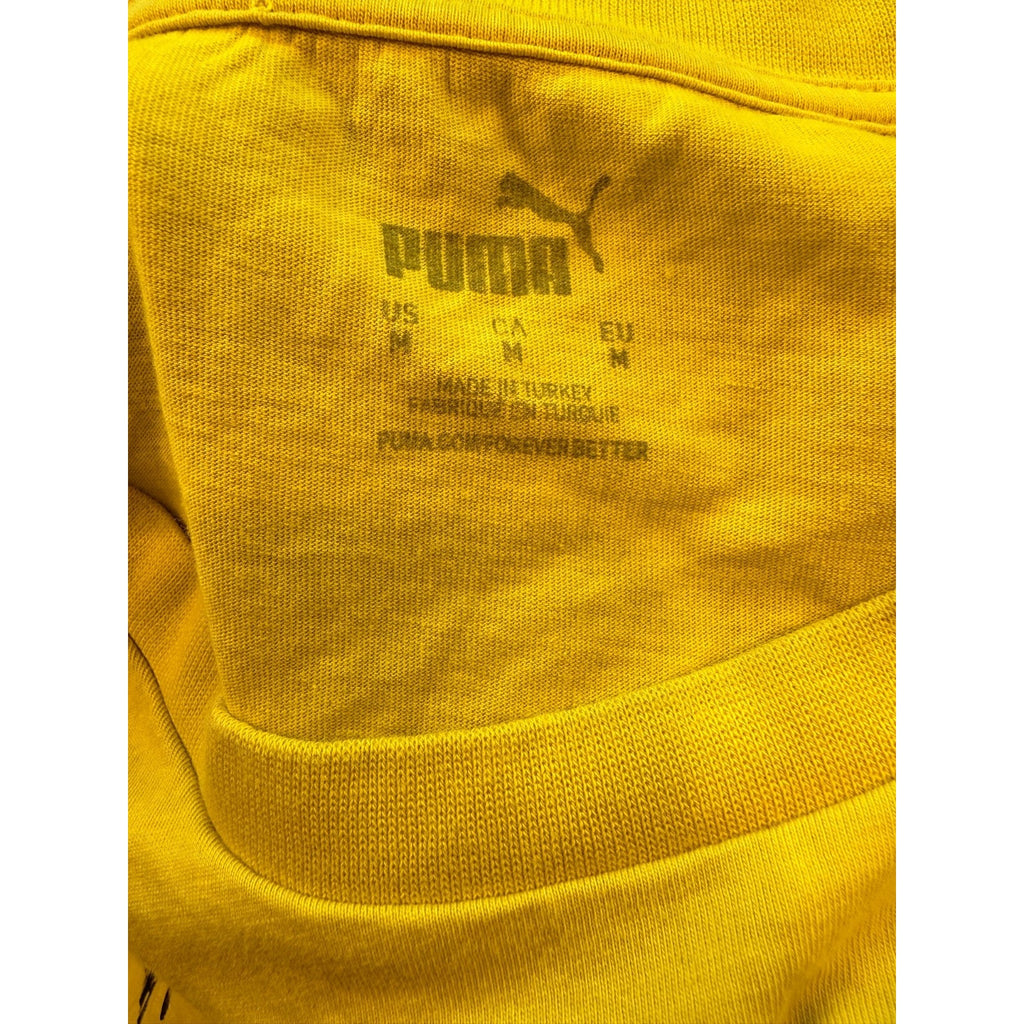 Puma Borussia Dortmund BVB 09 Yellow Soccer Football T Shirt Men M Bundesliga