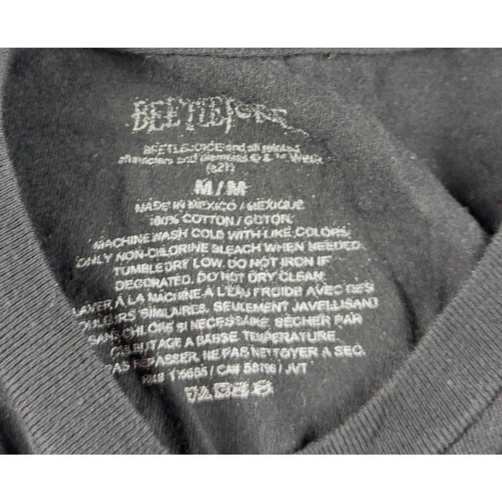 Beetlejuice Lydia Deetz Long Sleeve Shirt M Dark Room Black Goth Horror Tee