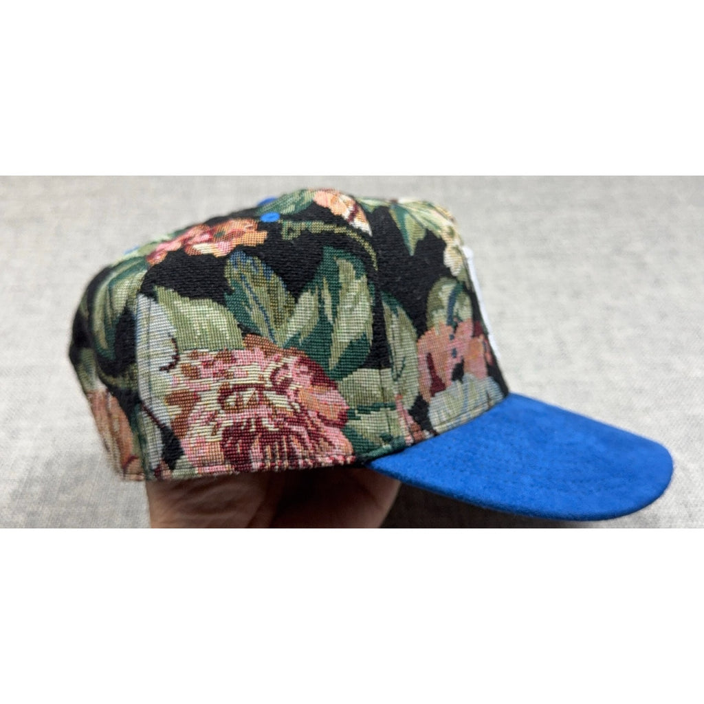 Mitchell & Ness LA Dodgers Floral Tapestry Snapback Hat 60th Patch