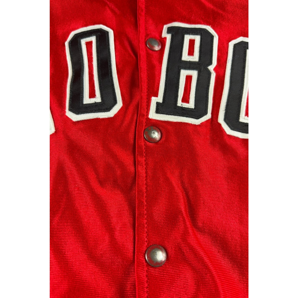 Vintage Russell Athletic Levelland Lobos Satin Varsity Jacket USA Small 80s 90s