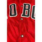 Vintage Russell Athletic Levelland Lobos Satin Varsity Jacket USA Small 80s 90s