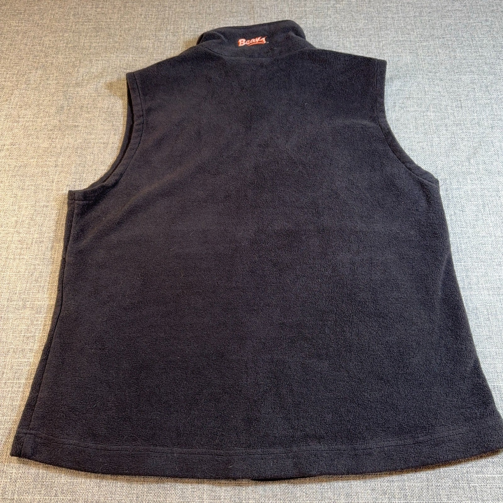 Oregon State Beavers Columbia Fleece Vest Womens XL Gray Full Zip NCAA