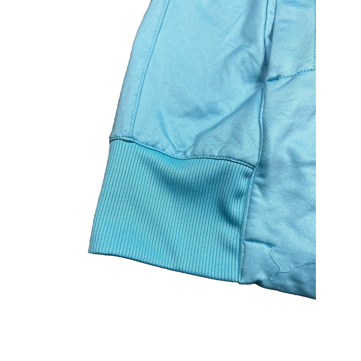 B Draddy Mens XXL Golf Quarter Zip Pullover Aqua Blue Performance Pockets