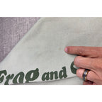 Frog and Toad Hoodie Mens Medium Sage Green Best Friends Graphic Pullover
