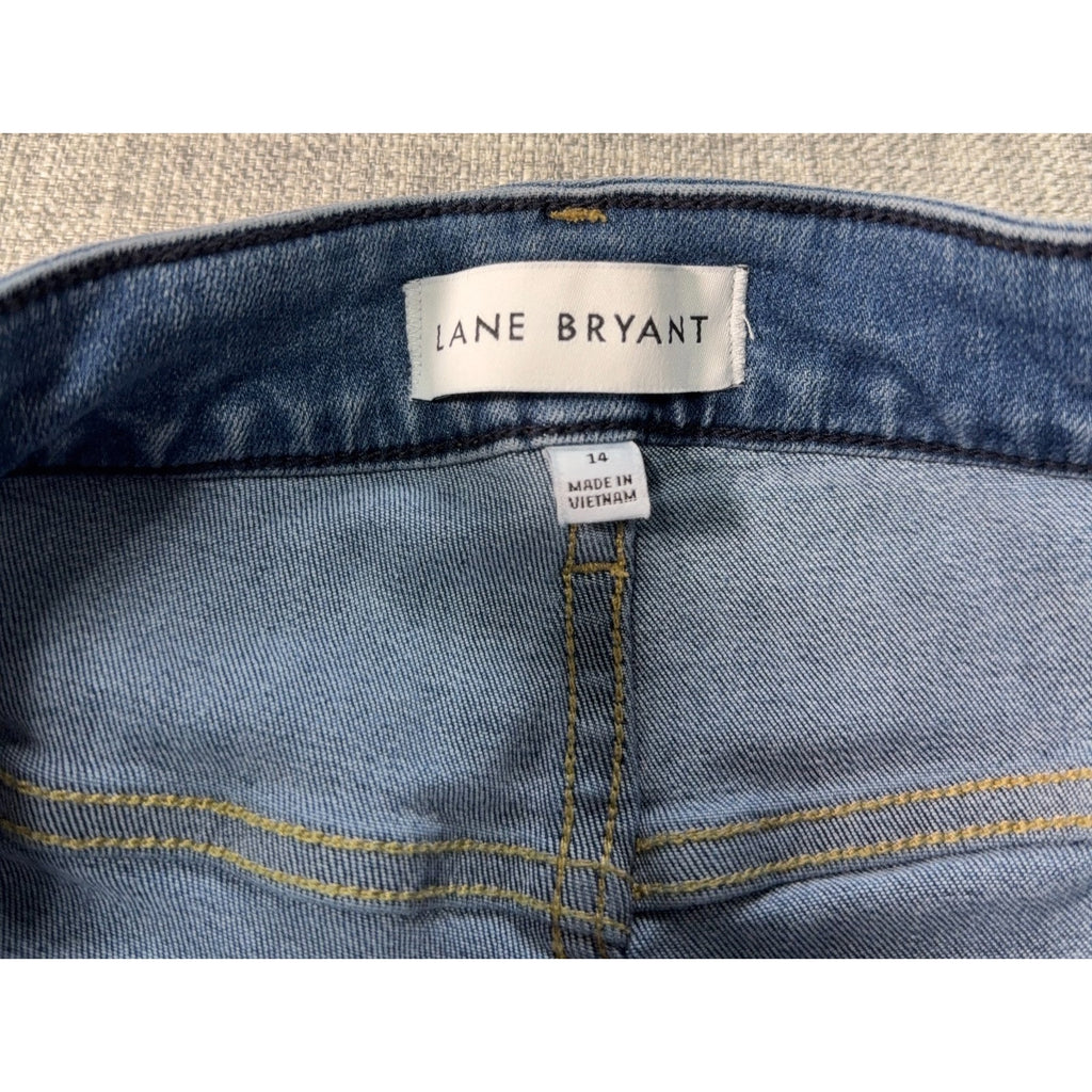 Lane Bryant Jeans Womens 14 Signature Fit Straight Leg Flex Magic Patch Pocket