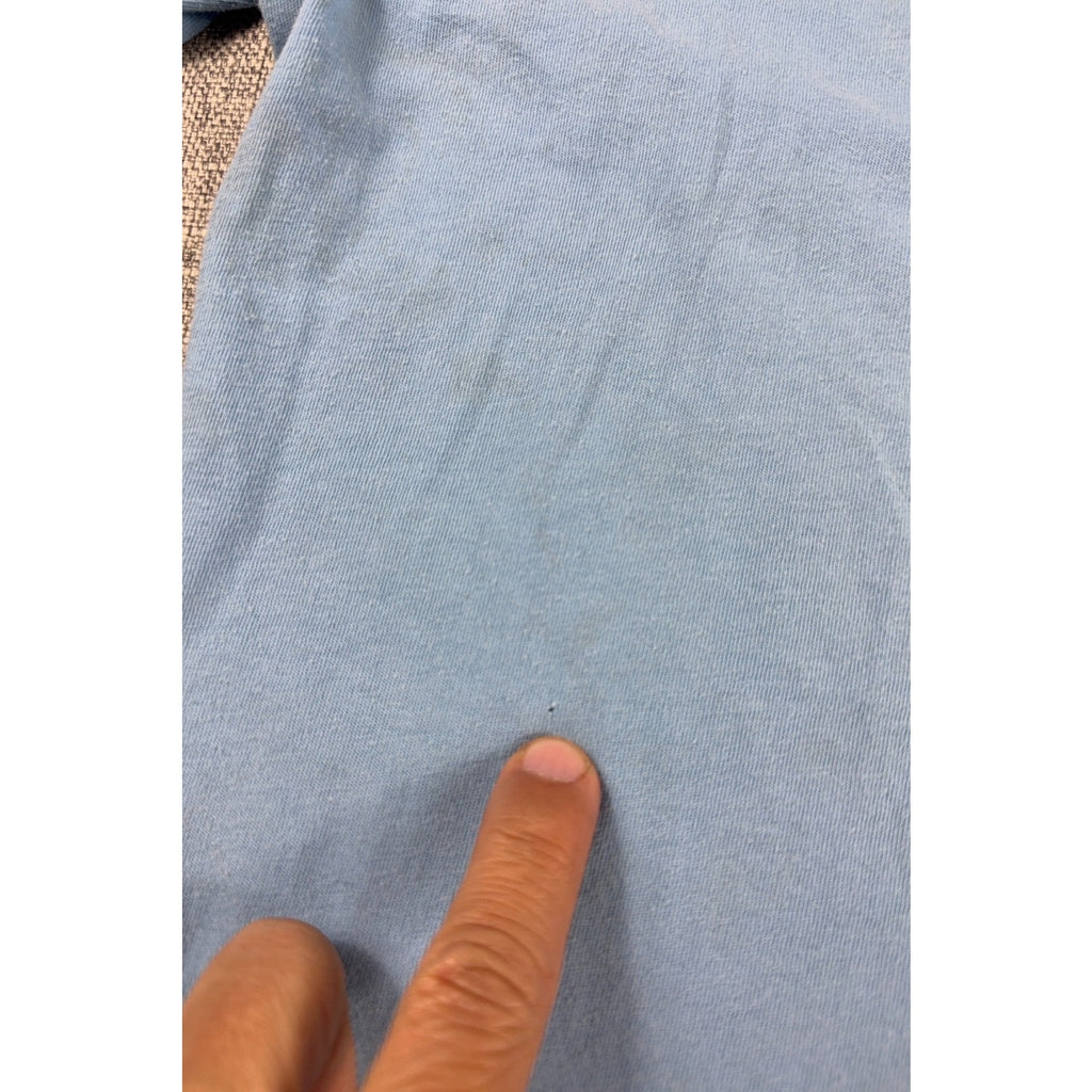 Manchester City Nike Tee Mens Medium Blue Soccer Football Pocket Shirt