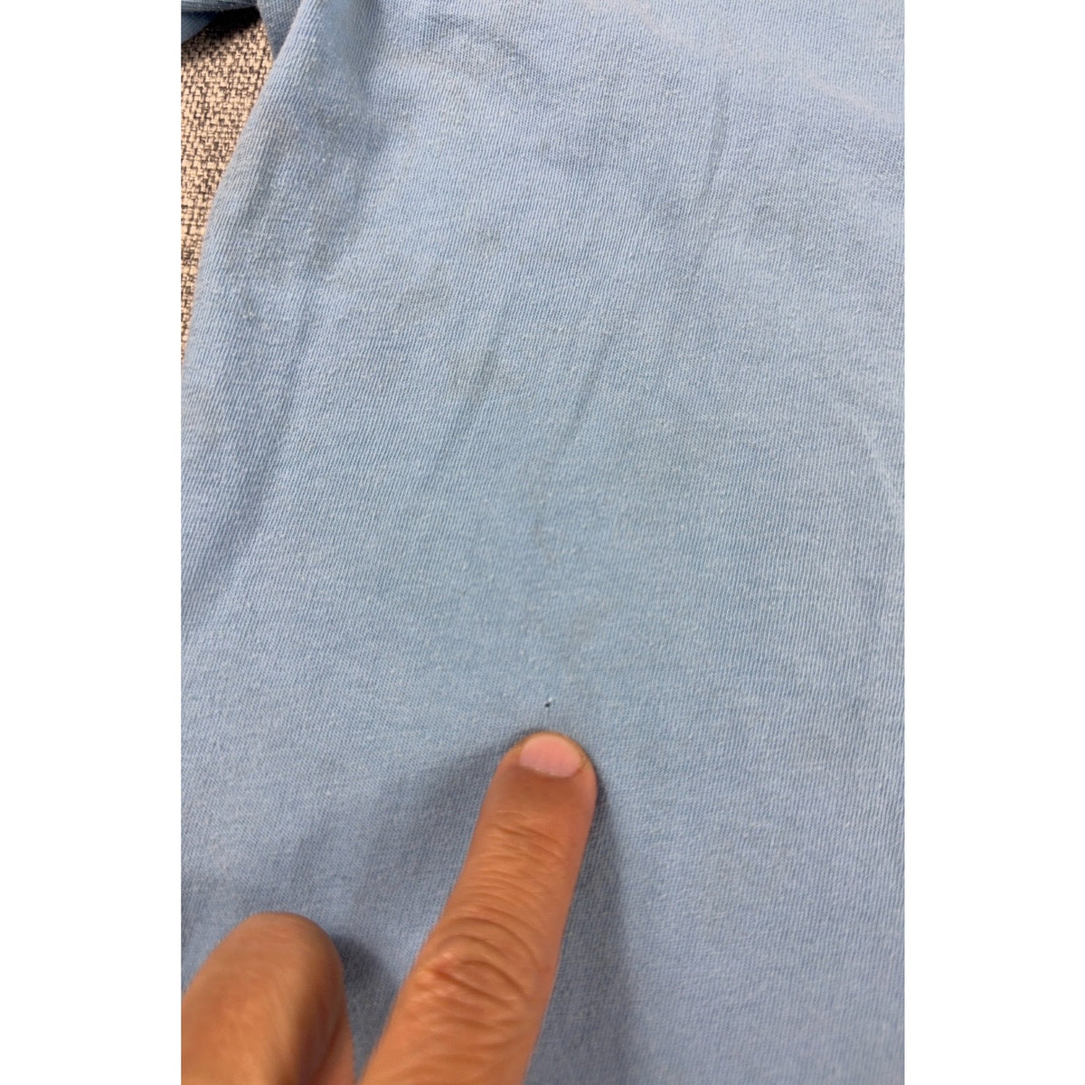Manchester City Nike Tee Mens Medium Blue Soccer Football Pocket Shirt