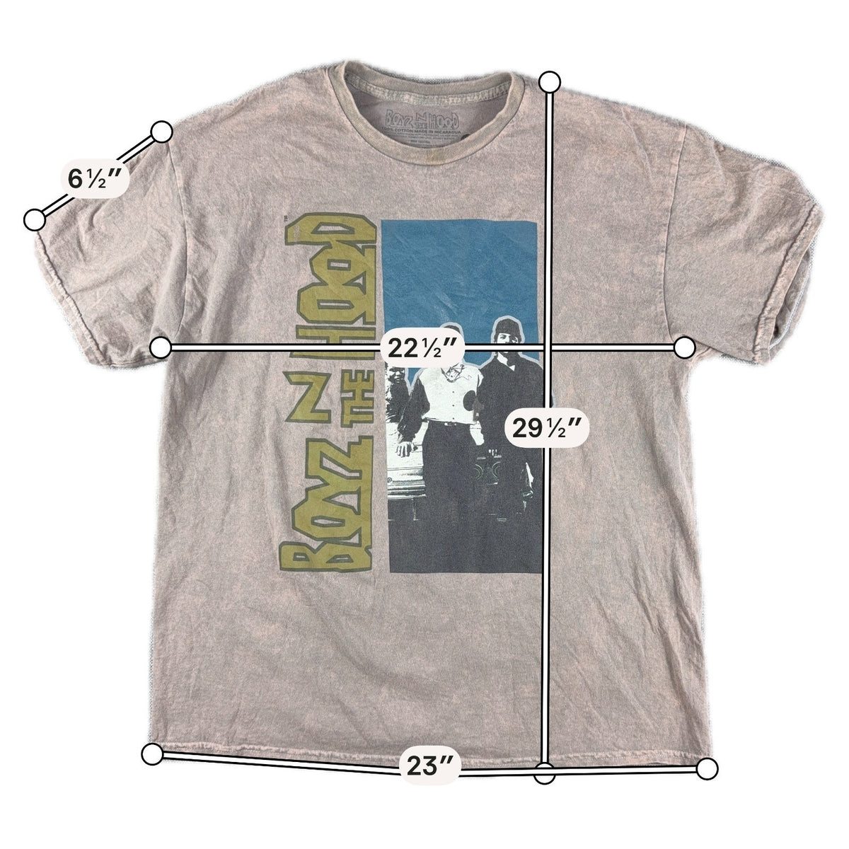 Boyz N The Hood T Shirt XL Movie Graphic Ice Cube Cuba Gooding Jr Distressed
