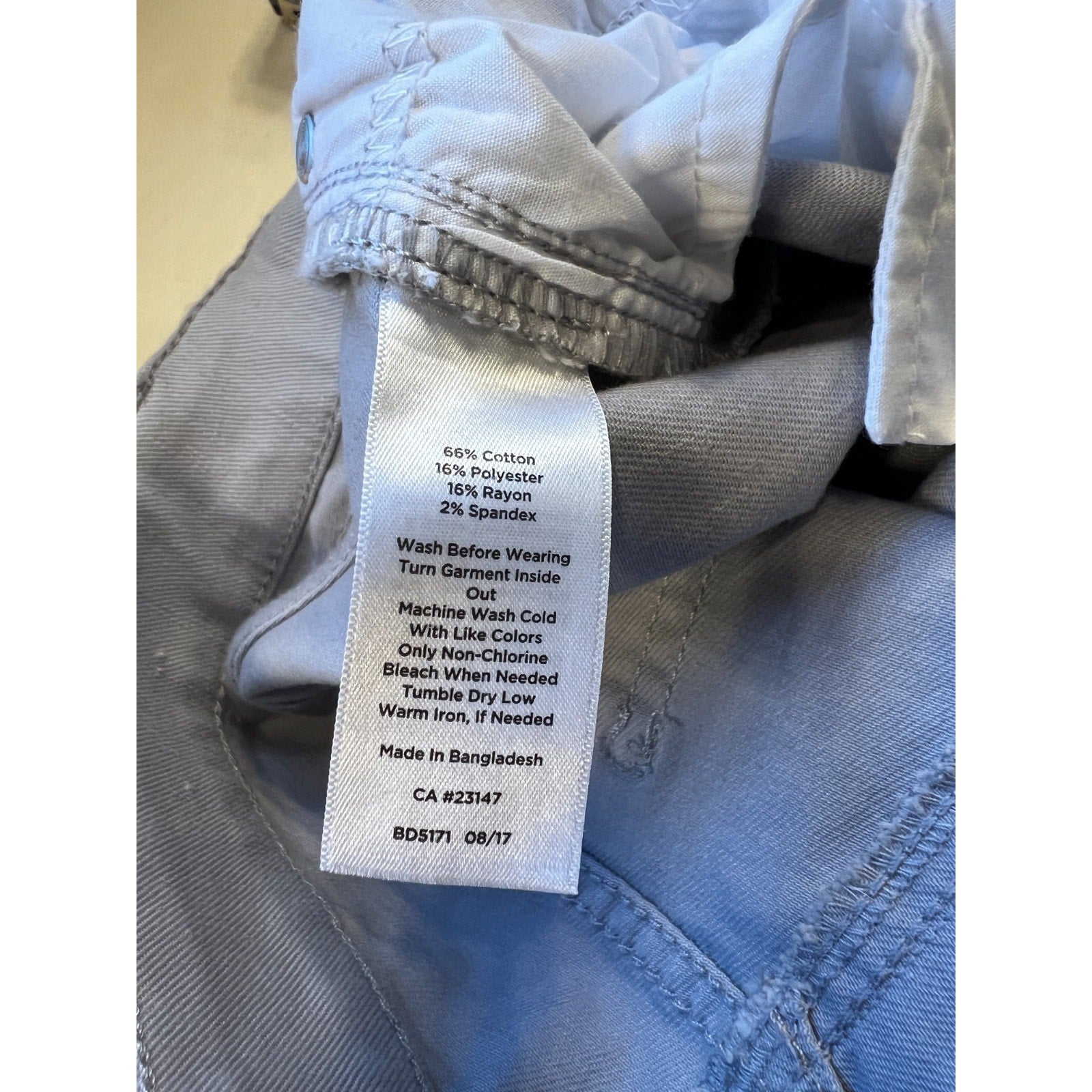 Talbots Simply Flattering 5 Pocket Crop Pants Womens 10P Gray Stretch Cropped