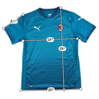 Puma AC Milan 2020 2021 Third Shirt Mens M Teal Serie A Soccer Jersey